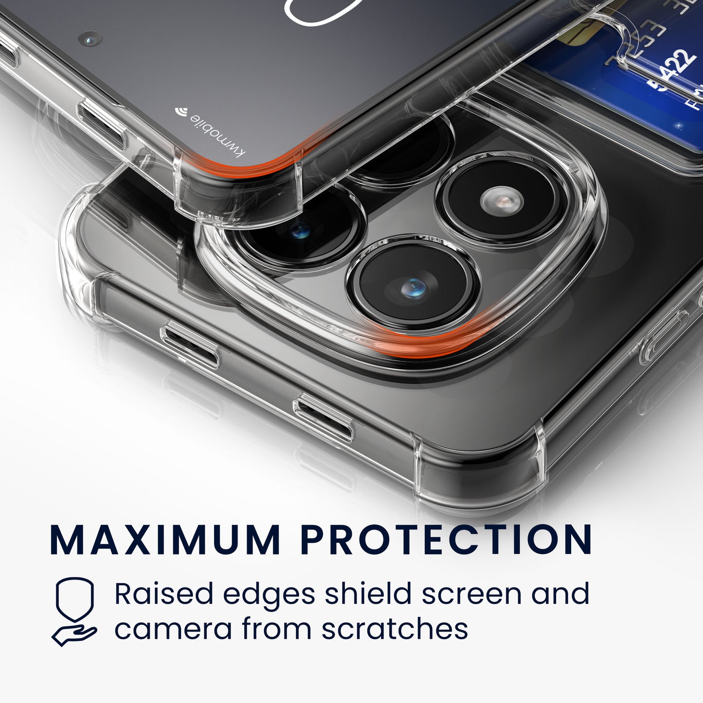 kwmobile Case with Card Slot Compatible with Xiaomi Redmi Note 15 Pro 5G - Soft Case - Protective Cover