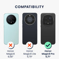 kwmobile Phone Case for HONOR Magic8 Pro - Soft Silicone Case Protective Cover