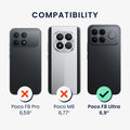 kwmobile Phone Case for Xiaomi Poco F8 Ultra Case - Soft Silicone Phone Case - Protective Cover