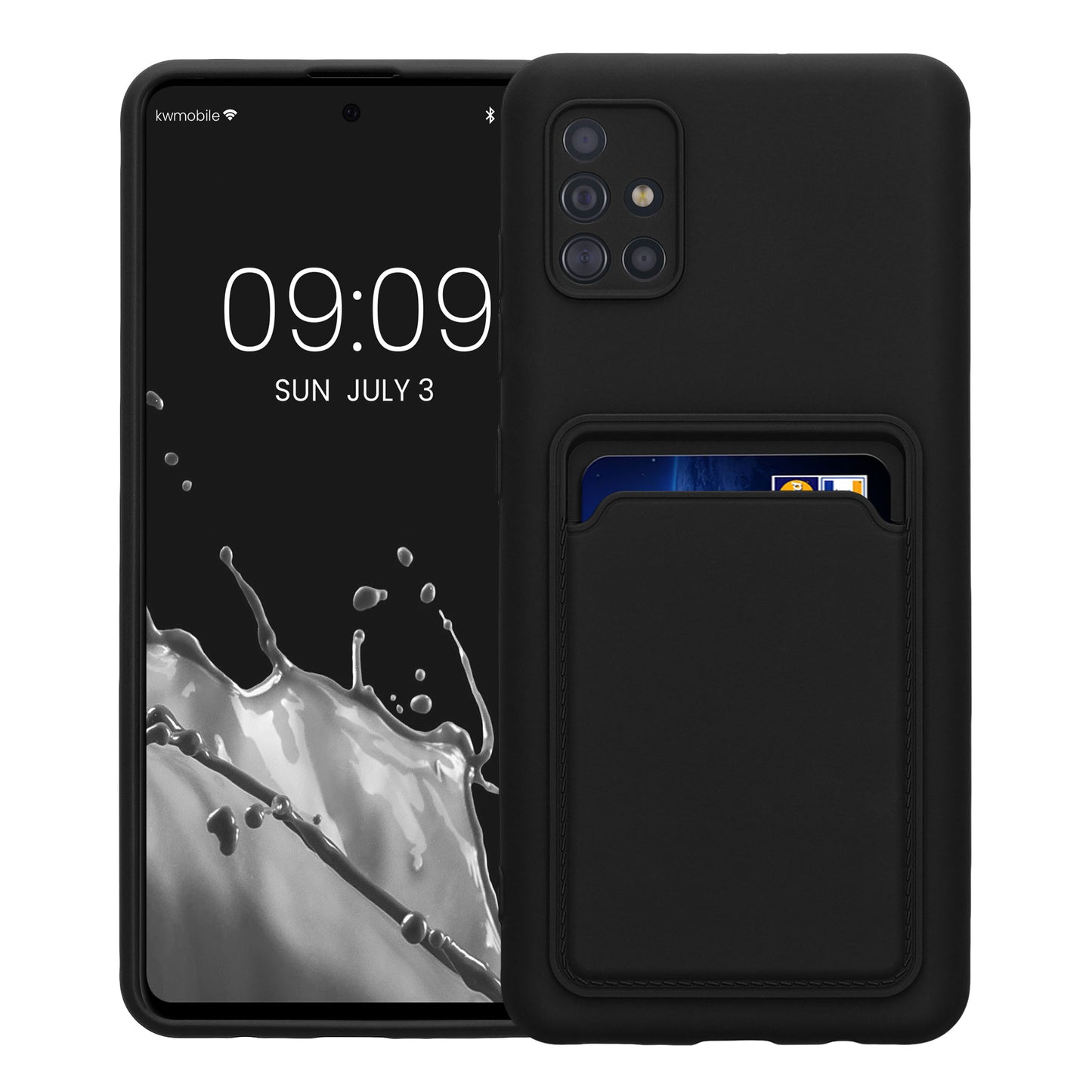 kwmobile Phone Case Compatible with Samsung Galaxy A51 - Phone Cover with Card Slot