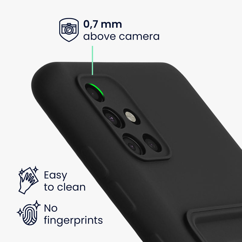 kwmobile Phone Case Compatible with Samsung Galaxy A51 - Phone Cover with Card Slot