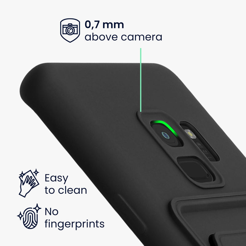 kwmobile Phone Case compatible with Samsung Galaxy S9 Cover - Mobile Phone Case with Card Slot