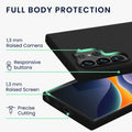 kwmobile Case Compatible with Samsung Galaxy S24 Ultra Case - Silicone Phone Case - Mobile Phone Cover for Samsung S24 Ultra Soft Surface - Wireless Charging for Galaxy S24 Ultra Case