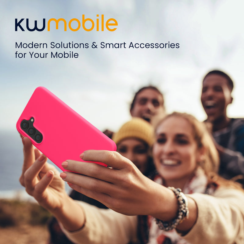 kwmobile Case for Samsung Galaxy S23 FE - Silicone Cover - Wireless Charging - Protective Case