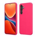 kwmobile Hülle kompatibel mit Samsung Galaxy S23 FE Hülle - Silikon Handy Case - Handyhülle weiche Oberfläche - kabelloses Laden - Neon Pink Neon Pink  