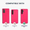 kwmobile Case for Samsung Galaxy S23 FE - Silicone Cover - Wireless Charging - Protective Case