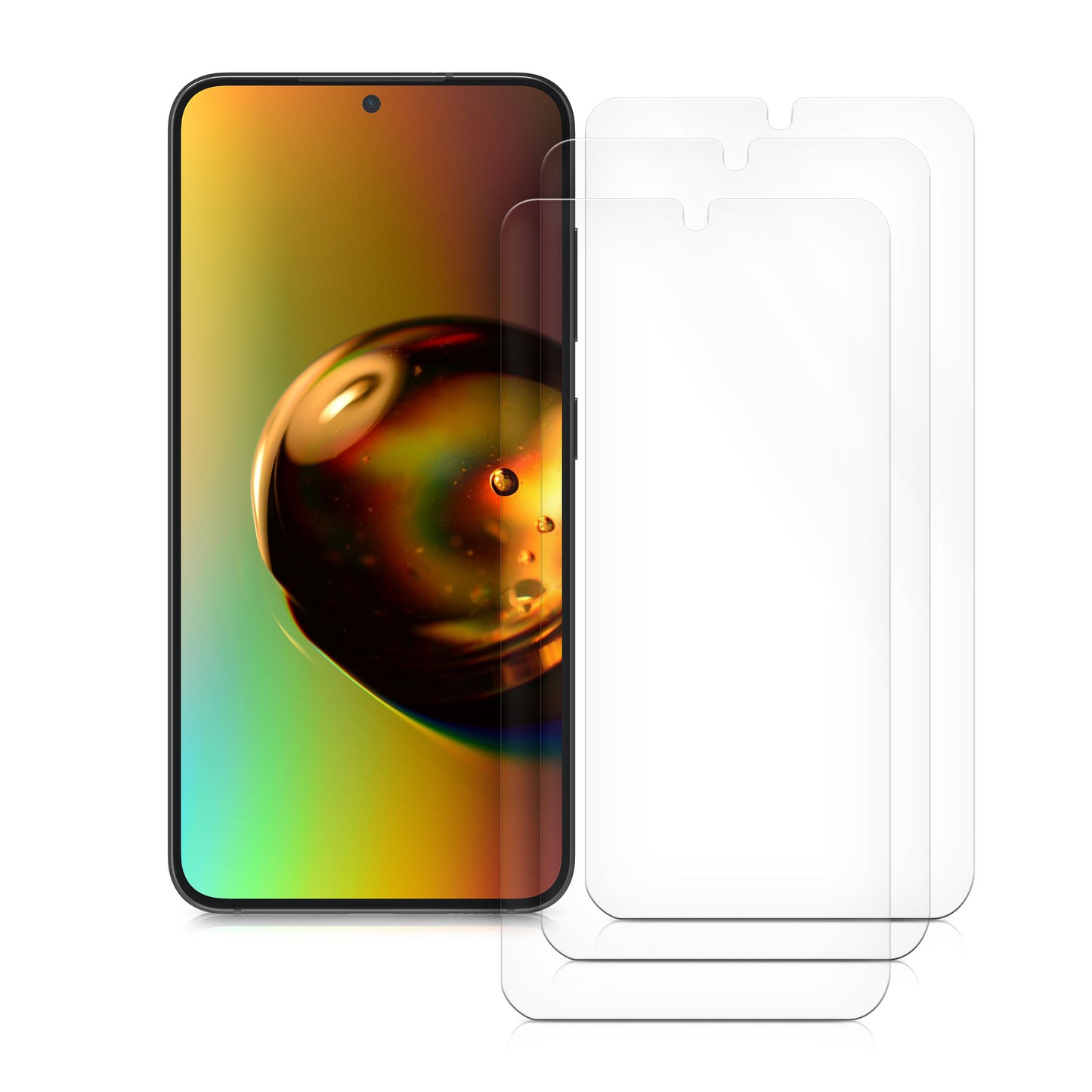 kwmobile Screen Protector compatible with Samsung Galaxy S24 Plus Film Set