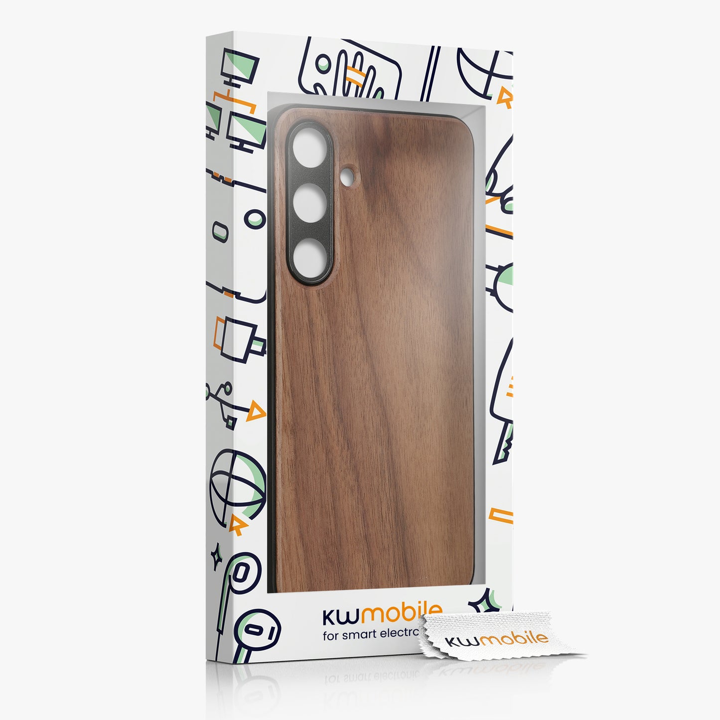 kwmobile Case compatible with Samsung Galaxy S24 Plus Case - Shockproof Phone Cover - TPU Phone Case