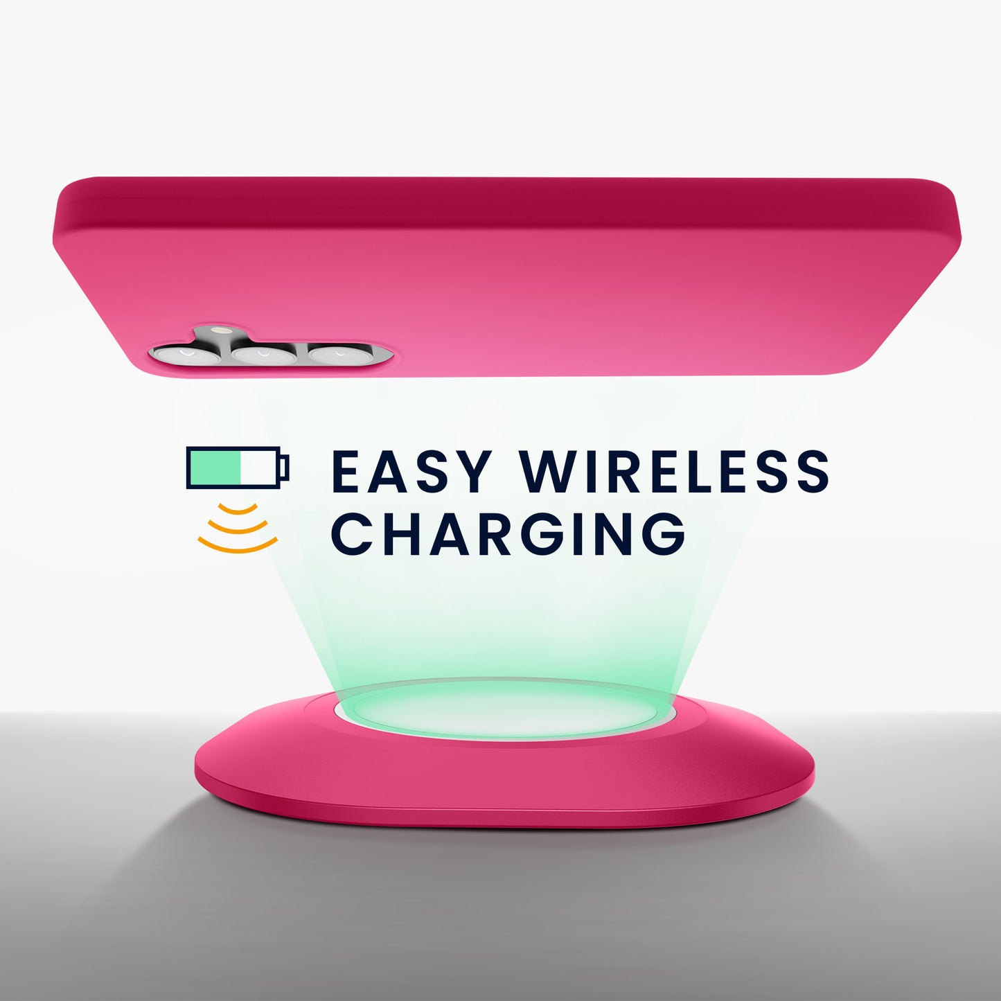 kwmobile Case Compatible with Samsung Galaxy S24 Plus Case - Silicone Phone Cover Soft Slim - Shock Absorbing Flexible Case - Wireless Charging