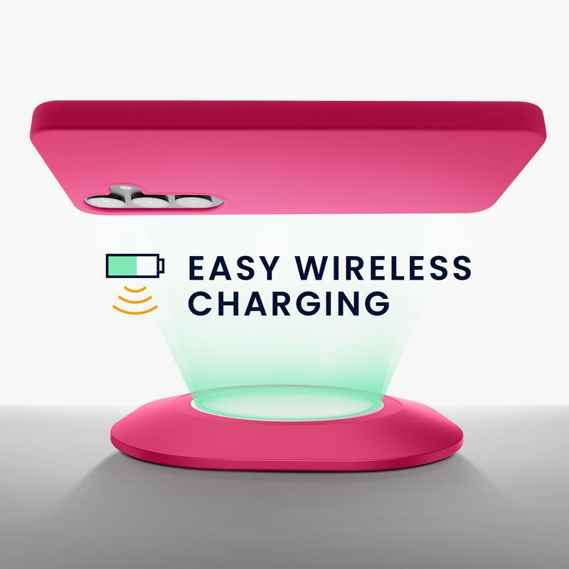 kwmobile Case Compatible with Samsung Galaxy S24 Plus Case - Silicone Phone Cover Soft Slim - Shock Absorbing Flexible Case - Wireless Charging