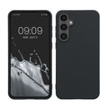 kwmobile Hülle kompatibel mit Samsung Galaxy S23 FE Hülle - weiches TPU Silikon Case - Cover geeignet für kabelloses Laden - Heidelbeerblau Heidelbeerblau  