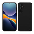 kwmobile Hülle kompatibel mit Samsung Galaxy A55 5G Hülle - Silikon Handy Case - Handyhülle weiche Oberfläche - kabelloses Laden - Schwarz Schwarz  