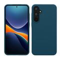 kwmobile Hülle kompatibel mit Samsung Galaxy A55 5G Hülle - Silikon Handy Case - Handyhülle weiche Oberfläche - kabelloses Laden - Petrol matt Petrol matt  