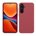 kwmobile Hülle kompatibel mit Samsung Galaxy A55 5G Hülle - Silikon Handy Case - Handyhülle weiche Oberfläche - kabelloses Laden - Dark Rose Dark Rose  