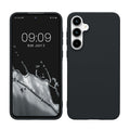 kwmobile Hülle kompatibel mit Samsung Galaxy A55 5G Hülle - weiches TPU Silikon Case - Cover geeignet für kabelloses Laden - Heidelbeerblau Heidelbeerblau  