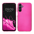 kwmobile Case kompatibel mit Samsung Galaxy A15 5G Hülle - Schutzhülle aus Silikon metallisch schimmernd - Handyhülle Metallic Pink Metallic Pink  