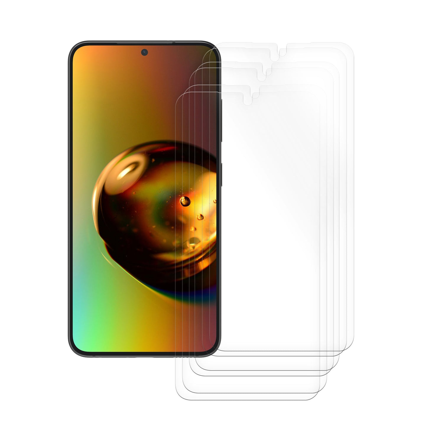 kwmobile Screen Protector compatible with Samsung Galaxy S24 Film Set