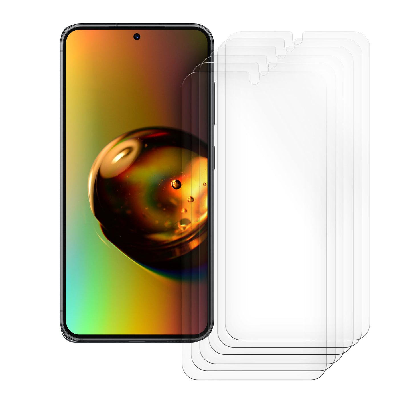 kwmobile Screen Protector compatible with Samsung Galaxy S24 Plus Film Set
