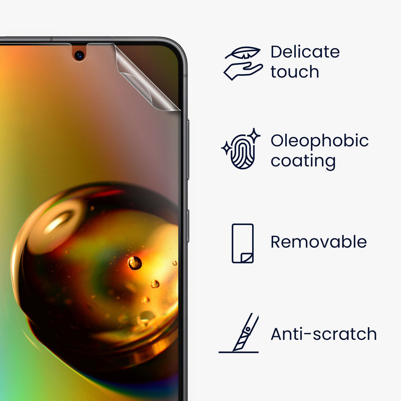 kwmobile Screen Protector compatible with Samsung Galaxy S24 Plus Film Set