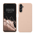 kwmobile Hülle kompatibel mit Samsung Galaxy A05s Hülle - Silikon Handy Case - Handyhülle weiche Oberfläche - kabelloses Laden - Coconut Swirl Coconut Swirl  