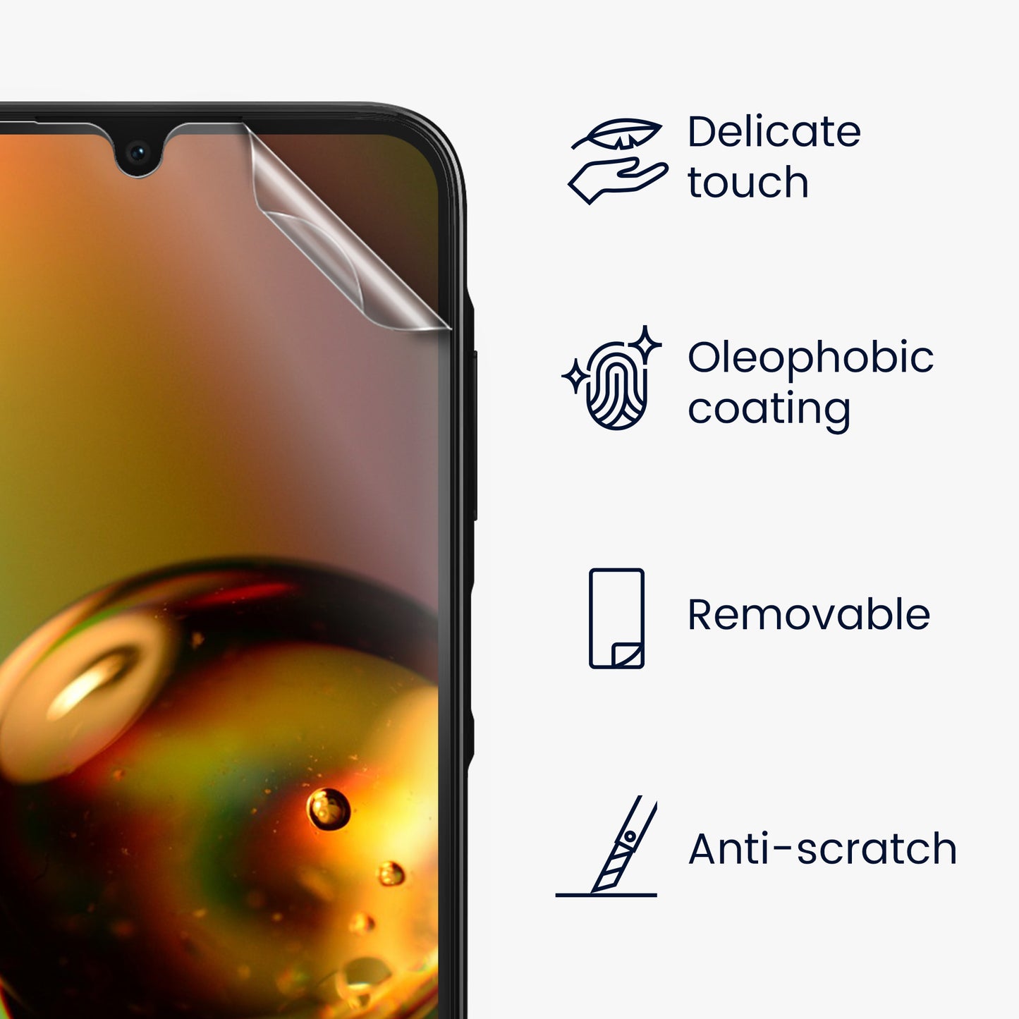 6x Crystal Clear Screen Protector for Samsung Galaxy A25