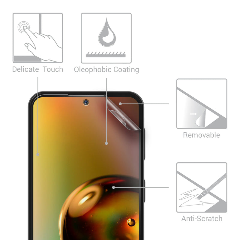 3x Matte Screen Protector compatible with Samsung Galaxy A54 5G