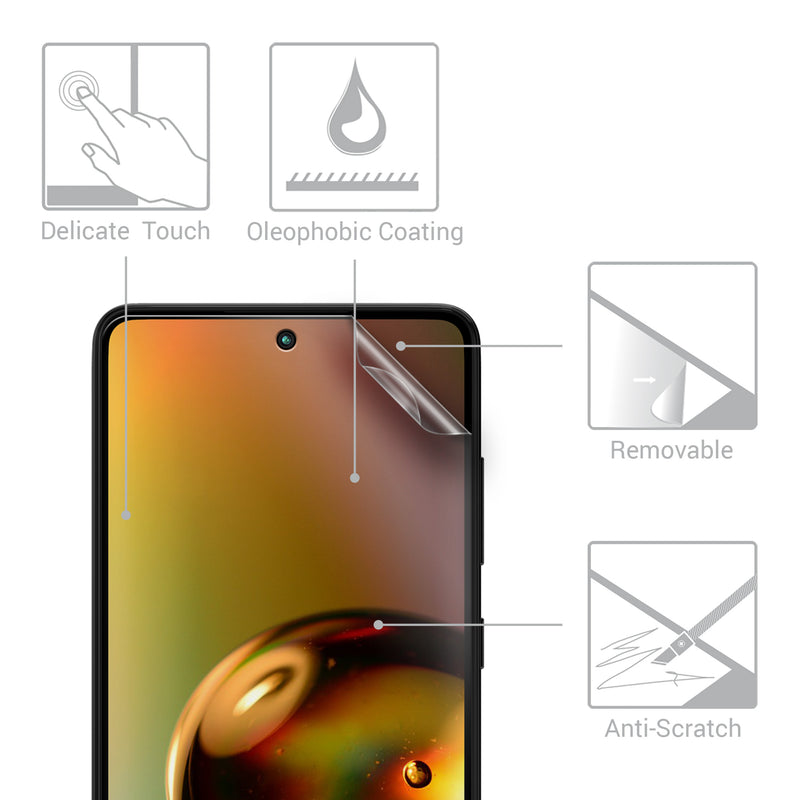 3x Matte Screen Protector compatible with Samsung Galaxy A52 / A52 5G / A52s 5G