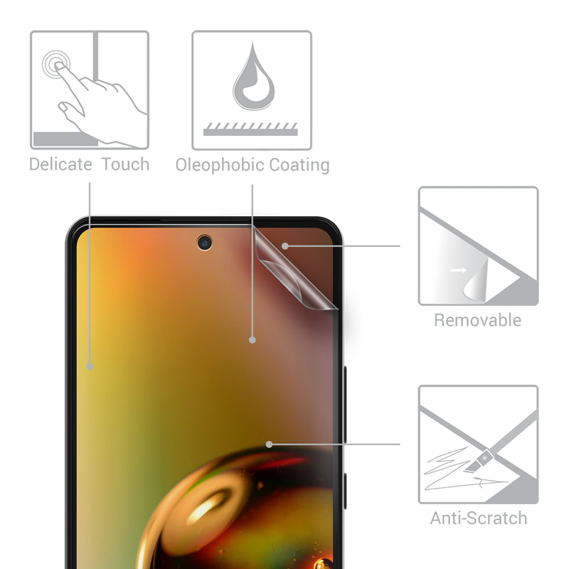 3x Screen Protector matte compatible with Samsung Galaxy A53 5G