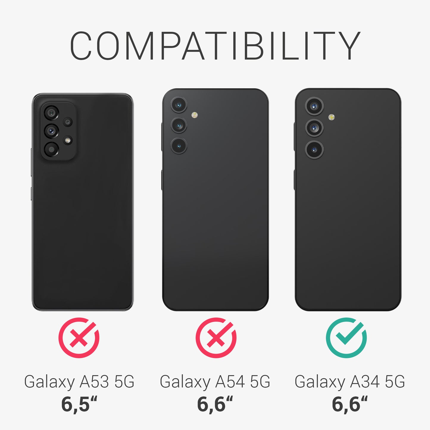 3x Matte Screen Protector compatible with Samsung Galaxy A34 5G