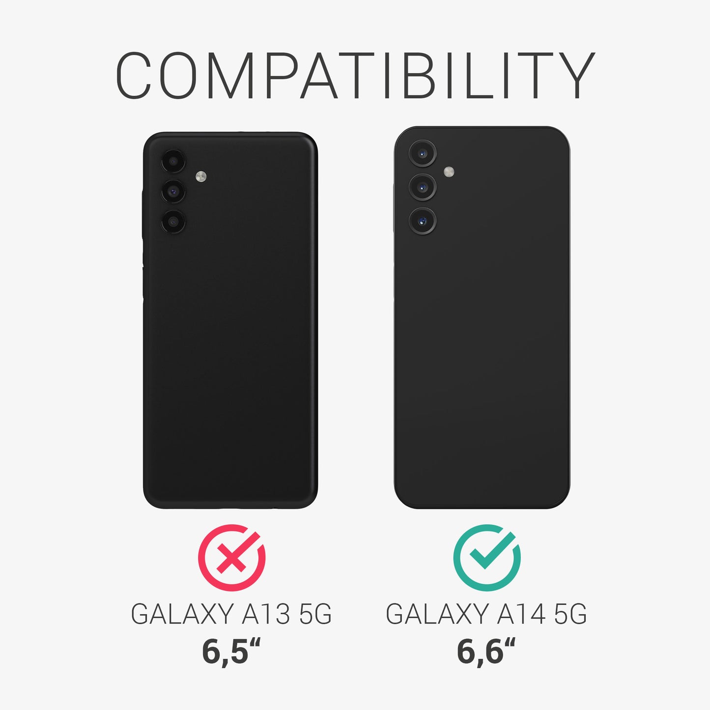 3x Matte Screen Protector compatible with Samsung Galaxy A14 5G