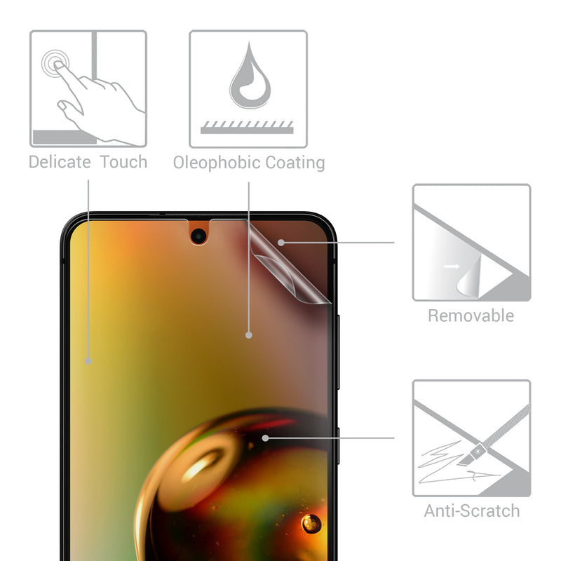 3x Matte Screen Protector compatible with Samsung Galaxy S21 FE
