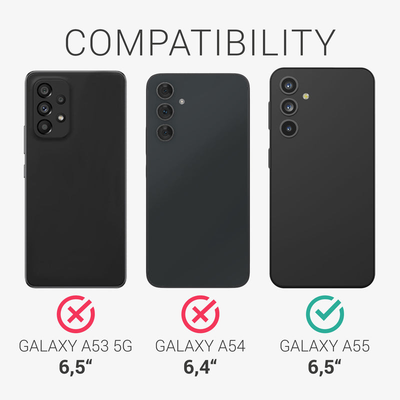 3x Matte Screen Protector compatible with Samsung Galaxy A55 5G