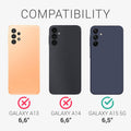 3x Matte Screen Protector compatible with Samsung Galaxy A15 5G