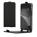 kwmobile Schutzhülle kompatibel mit Samsung Galaxy A15 5G - Hülle Handy - Flip Case Handyhülle Schwarz Schwarz  
