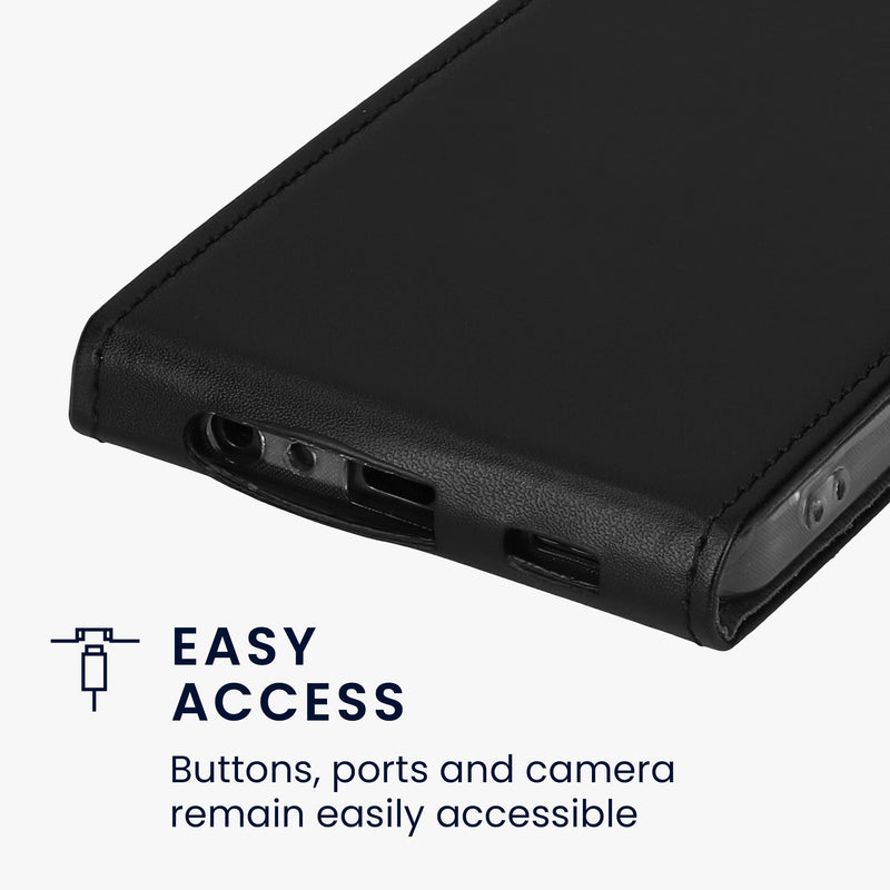 kwmobile Protective Case Compatible with Samsung Galaxy A15 5G - Flip Case Phone Cover