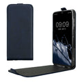 kwmobile Schutzhülle kompatibel mit Samsung Galaxy A15 5G - Hülle Handy - Flip Case Handyhülle Dunkelblau Dunkelblau  