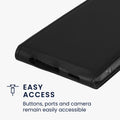 kwmobile Protective Case compatible with Samsung Galaxy A25 - Flip Case Phone Cover