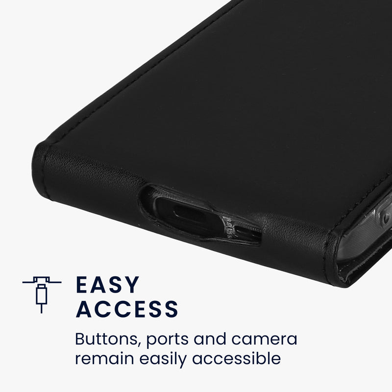 kwmobile Protective Case Compatible with Samsung Galaxy A55 5G - Phone Cover - Flip Case
