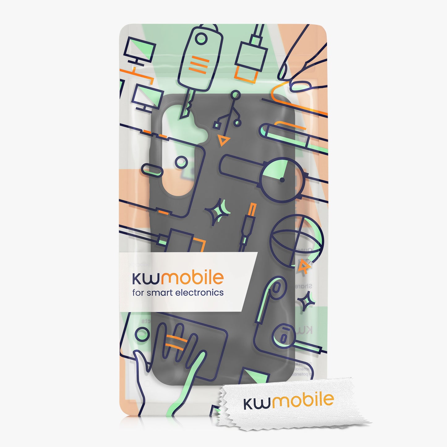 kwmobile Phone Case for Samsung Galaxy A35 Case Silicone Wireless Charging Protective Cover