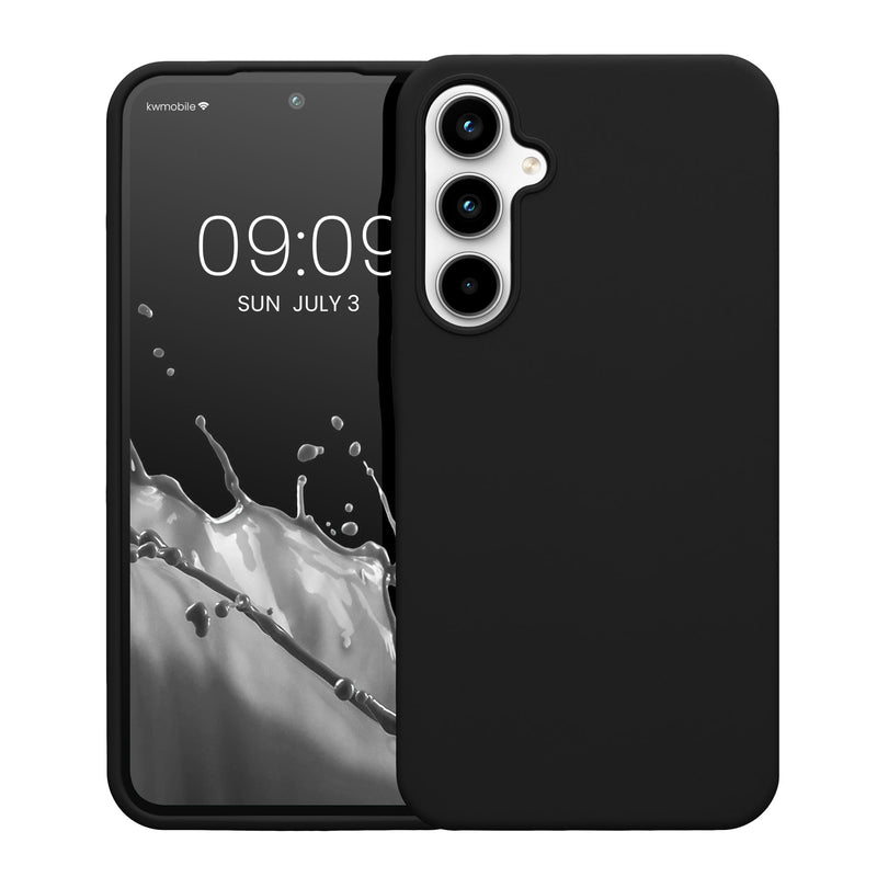 kwmobile Phone Case for Samsung Galaxy A35 Case Silicone Wireless Charging Protective Cover