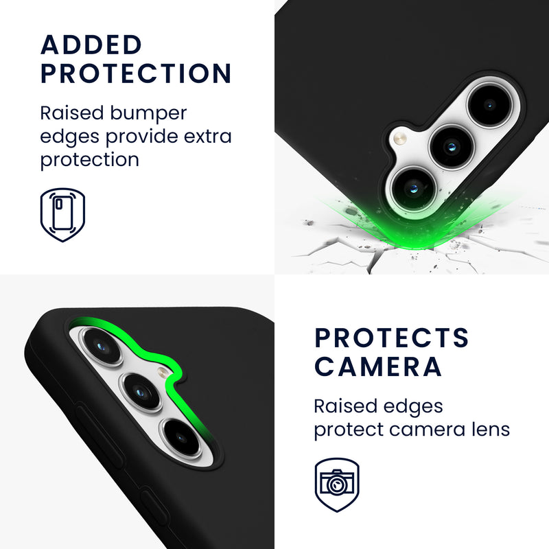 kwmobile Phone Case for Samsung Galaxy A35 Case Silicone Wireless Charging Protective Cover
