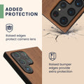 kwmobile Case Compatible with Samsung Galaxy S24 Ultra Phone Cover TPU Phone Case Compass Vintage