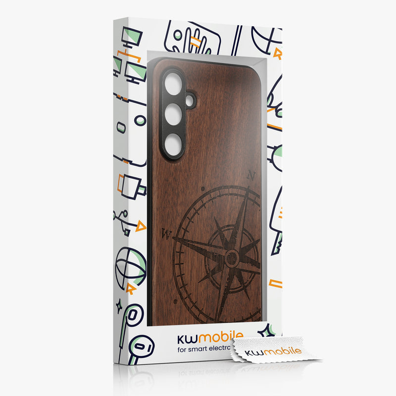 kwmobile Case Compatible with Samsung Galaxy S23 FE Phone Cover TPU Phone Case Indian Sun