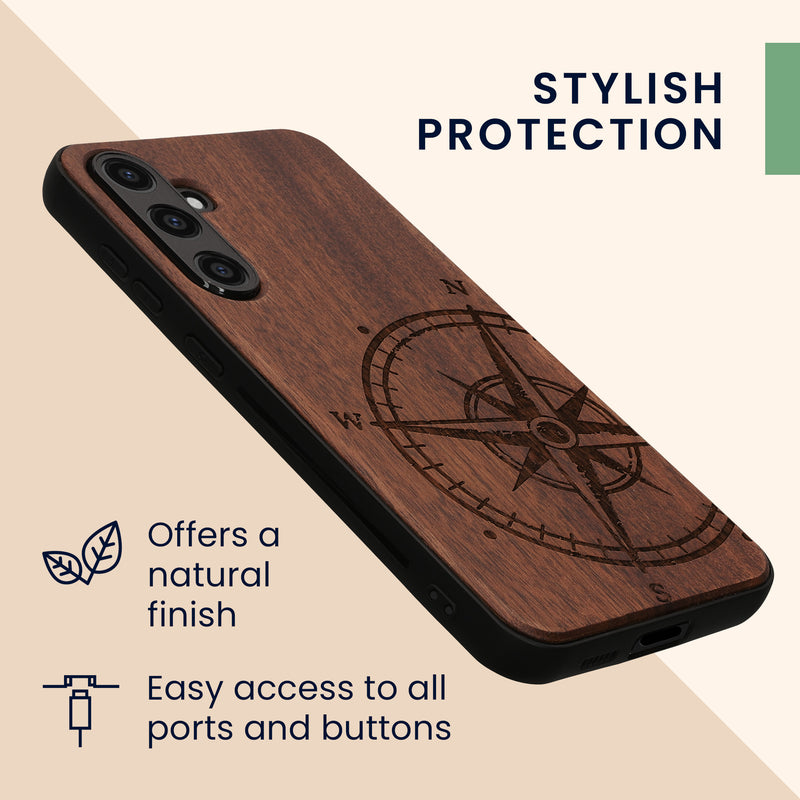 kwmobile Case Compatible with Samsung Galaxy S23 FE Phone Cover TPU Phone Case Indian Sun
