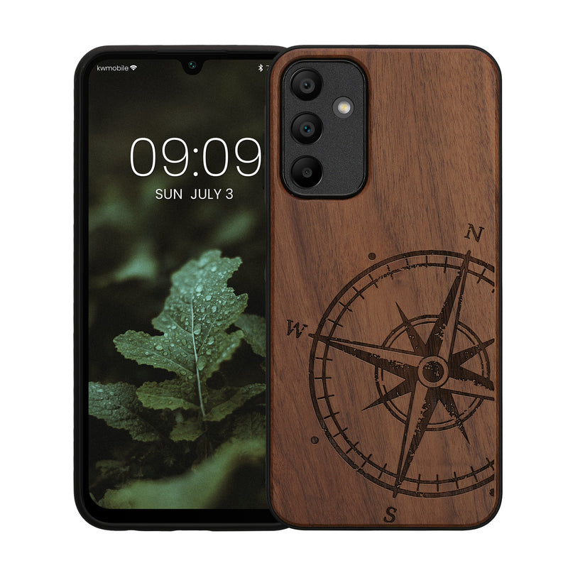 kwmobile Case Compatible with Samsung Galaxy A15 5G Phone Cover TPU Anchor Vintage