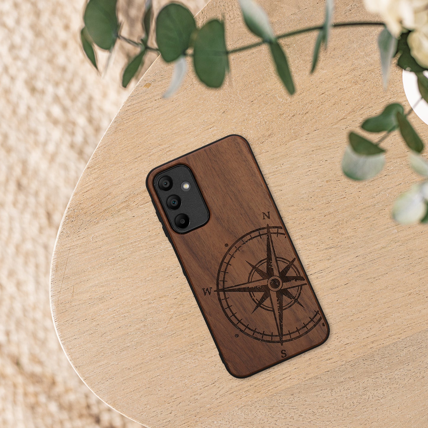 kwmobile Case Compatible with Samsung Galaxy A15 5G Phone Cover TPU Anchor Vintage