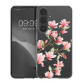 kwmobile Case Compatible with Samsung Galaxy S24 - Silicone Transparent Cover