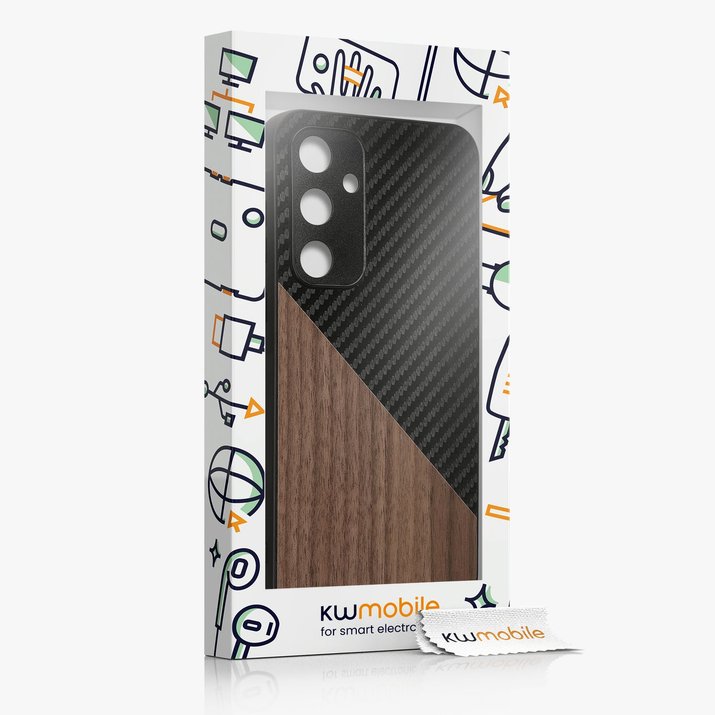 kwmobile Case Compatible with Samsung Galaxy A35 - Phone Case - Phone Protective Cover - Smartphone Cover
