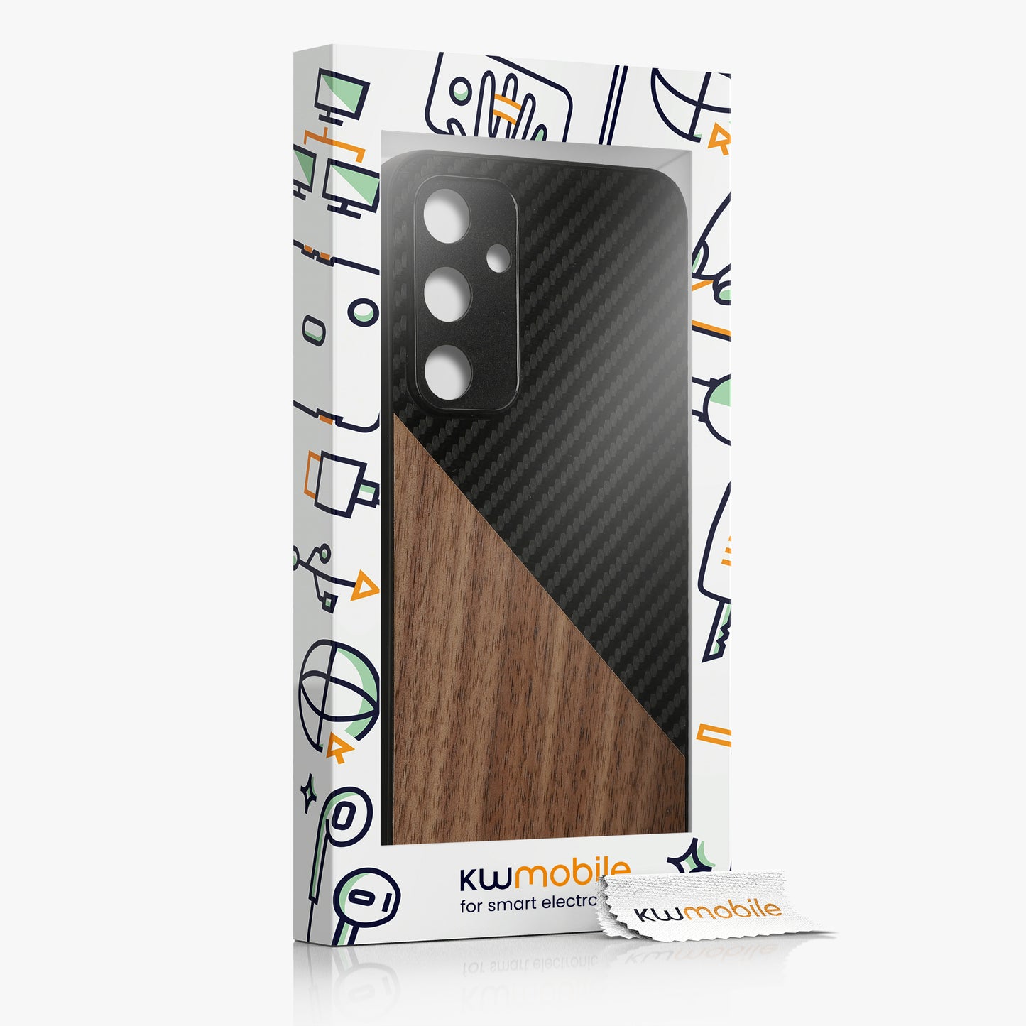 kwmobile Case compatible with Samsung Galaxy A55 5G - Phone Case - Phone Protective Cover - Smartphone Cover