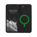 kwmobile Case Compatible with Samsung Galaxy S22 Case Magnetic Silicone Case Compatible with MagSafe Cover Rubberized
